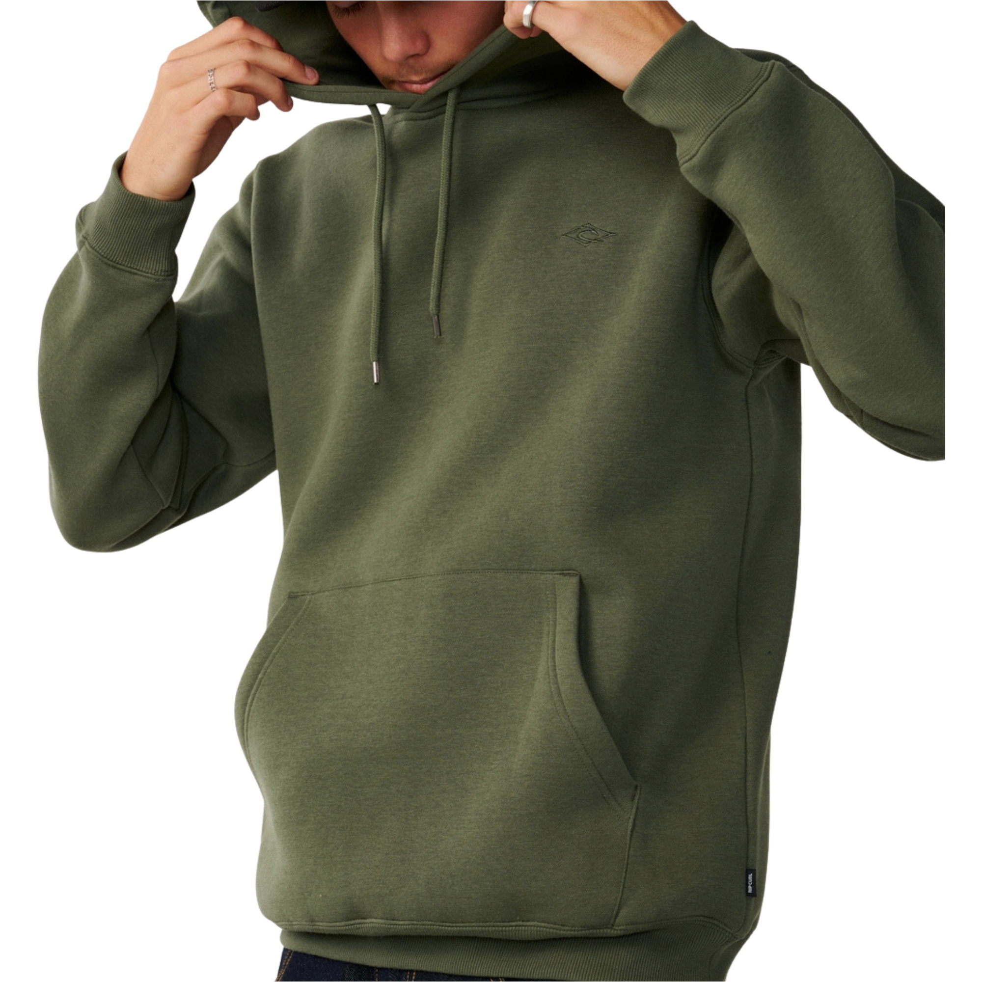 2026 Rip Curl Mens Classic Surf Hoodie 0AXMFL - Dark Olive